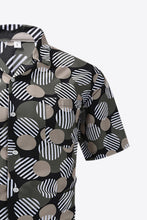 Load image into Gallery viewer, Pebble Printed Button-Up Beach Shirt
