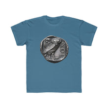 Load image into Gallery viewer, Athena Owl Coin Kids Regular Fit Tee
