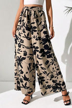 Load image into Gallery viewer, Printed Tied Wide Leg Pants
