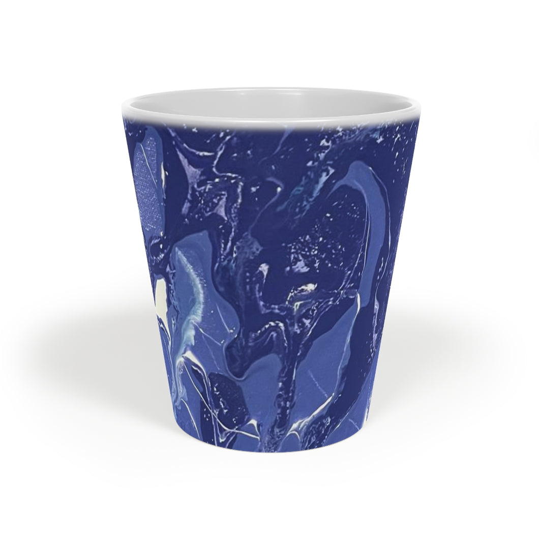 Blue Galaxy  Latte Mug, 12oz