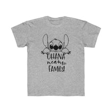 Load image into Gallery viewer, Ohana Means Family Kids Regular Fit Tee
