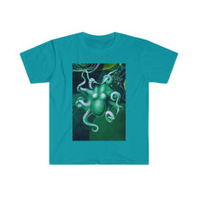 Load image into Gallery viewer, Octopus in Green Tones Unisex Softstyle T-Shirt
