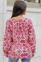 Load image into Gallery viewer, Floral Button-Up Flounce Sleeve Blouse
