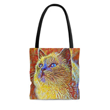 Load image into Gallery viewer, Siamese Kitty Tote Bag
