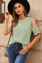 Load image into Gallery viewer, Half Sleeve Round Neck Blouse
