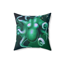 Load image into Gallery viewer, Octopus Spun Polyester Square Pillow
