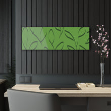 Load image into Gallery viewer, Leaf Doodle On Bright Green Acrylic Print
