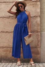 Load image into Gallery viewer, Grecian Neck Sleeveless Jumpsuit
