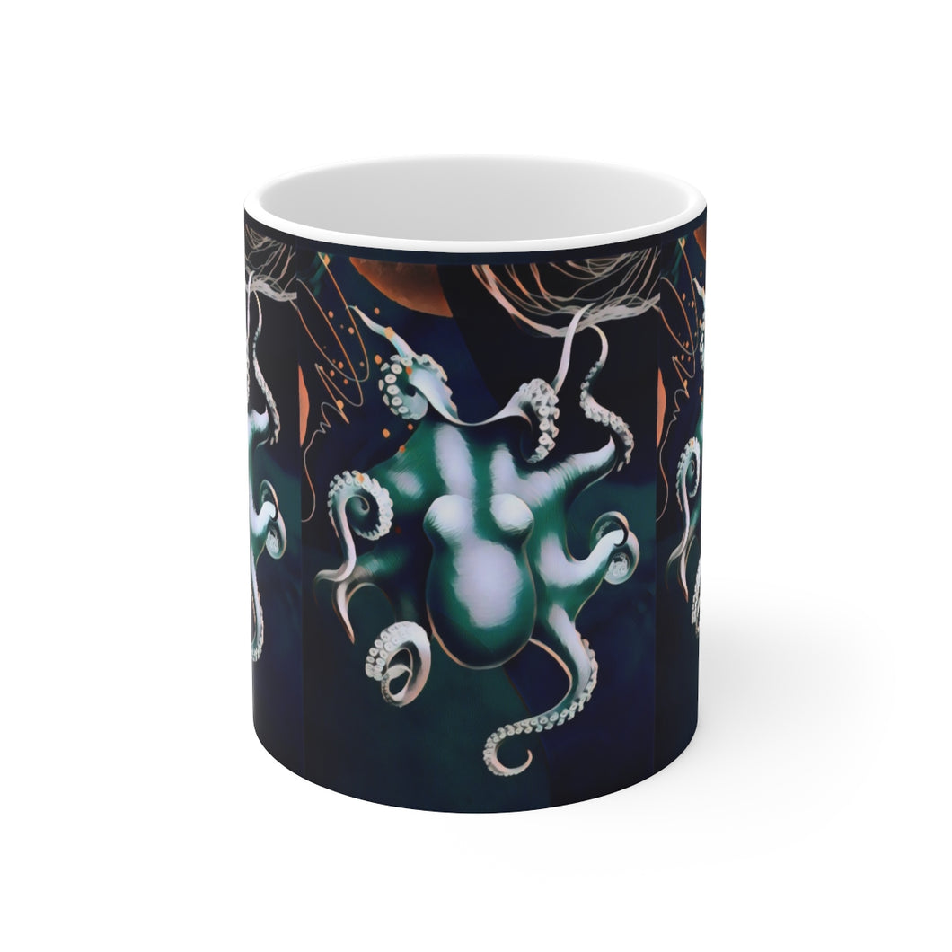 Octopus Ceramic Mug 11oz