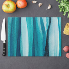 Load image into Gallery viewer, Shades of Blue Cutting Board
