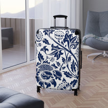 Load image into Gallery viewer, Blue Thistle Suitcase
