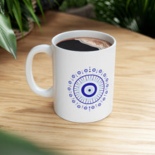 Load image into Gallery viewer, Evil Eye Ceramic Mug 11oz
