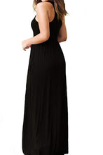 Load image into Gallery viewer, Round Neck Sleeveless Dress with Pockets
