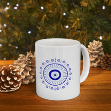 Load image into Gallery viewer, Evil Eye Ceramic Mug 11oz
