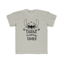 Load image into Gallery viewer, Ohana Means Family Kids Regular Fit Tee
