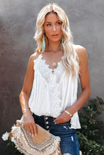 Load image into Gallery viewer, Solid Color Lace Ruffle Camisole
