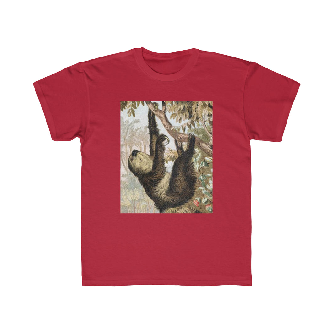 A Sloth Kind Of Day Kids Regular Fit Tee