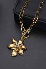 Load image into Gallery viewer, Flower Pendant Stainless Steel Necklace
