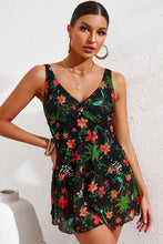 Load image into Gallery viewer, Full Size Twist Front Sleeveless Swim Dress
