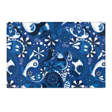 Load image into Gallery viewer, Blue Paisley Area Rug
