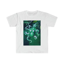 Load image into Gallery viewer, Octopus in Green Tones Unisex Softstyle T-Shirt
