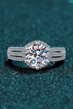 Load image into Gallery viewer, Sterling Silver Moissanite Ring
