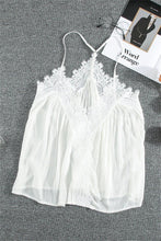 Load image into Gallery viewer, Solid Color Lace Ruffle Camisole
