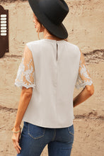 Load image into Gallery viewer, Half Sleeve Round Neck Blouse
