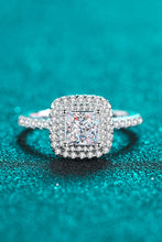 Load image into Gallery viewer, Sterling Silver 1 Carat Moissanite Ring
