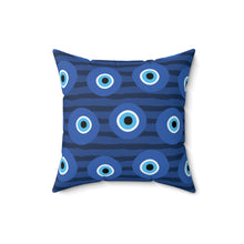 Load image into Gallery viewer, A Sea of Evil Eyes Square Pillow
