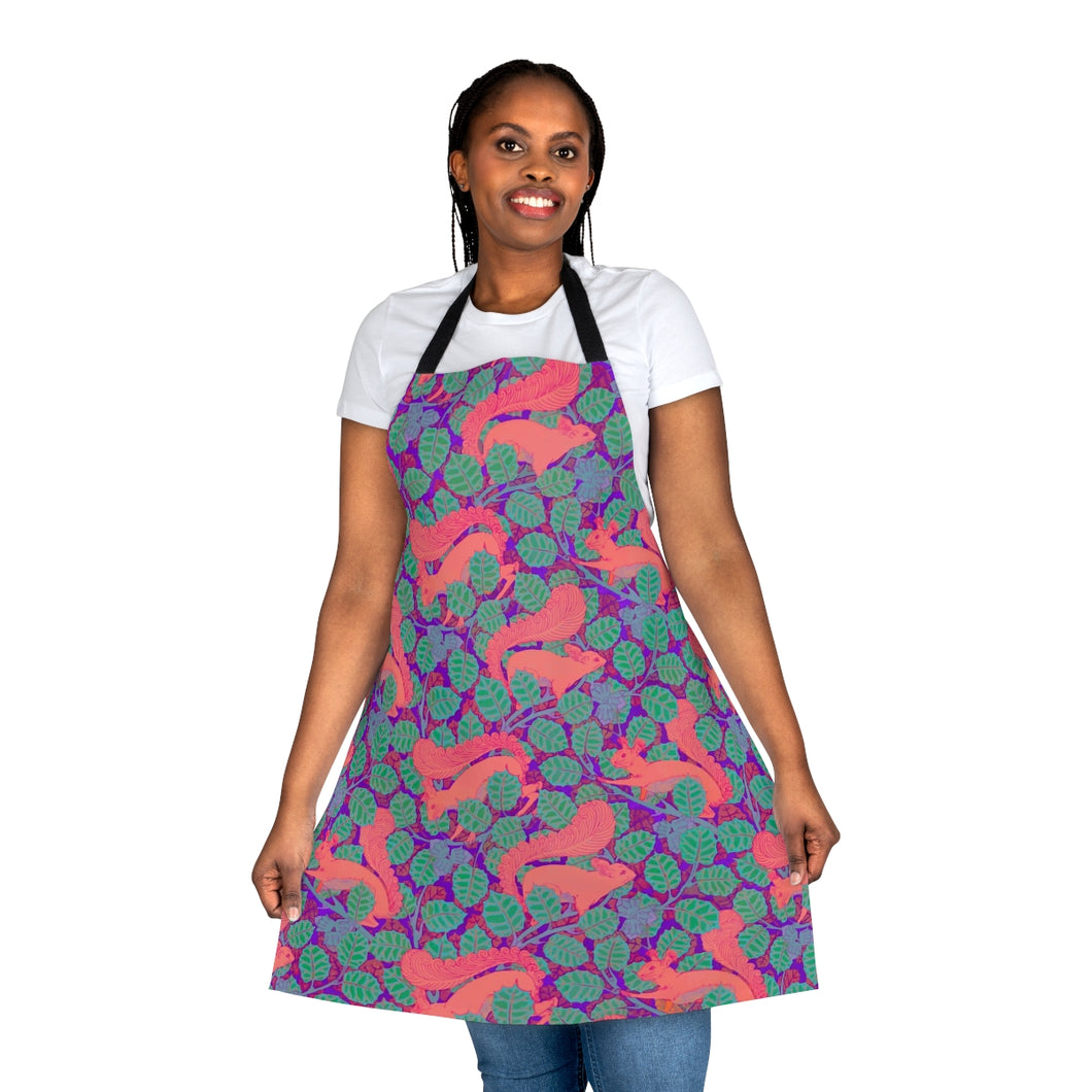 Pink Squirrels Apron