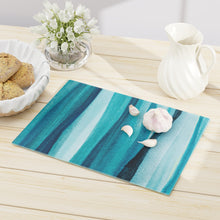Load image into Gallery viewer, Shades of Blue Cutting Board
