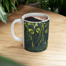 Load image into Gallery viewer, Among the Ferns and Moss Ceramic Mug 11oz
