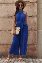 Load image into Gallery viewer, Grecian Neck Sleeveless Jumpsuit
