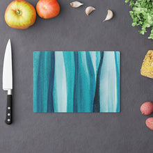 Load image into Gallery viewer, Shades of Blue Cutting Board
