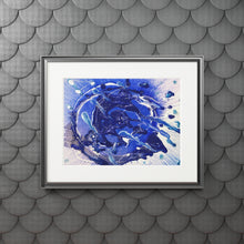 Load image into Gallery viewer, Blue Galaxy Art Prints
