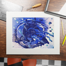 Load image into Gallery viewer, Blue Galaxy Art Prints
