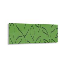 Load image into Gallery viewer, Leaf Doodle On Bright Green Acrylic Print
