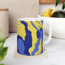 Load image into Gallery viewer, Cosmic Swirl Ceramic Mug 11oz
