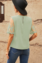 Load image into Gallery viewer, Half Sleeve Round Neck Blouse
